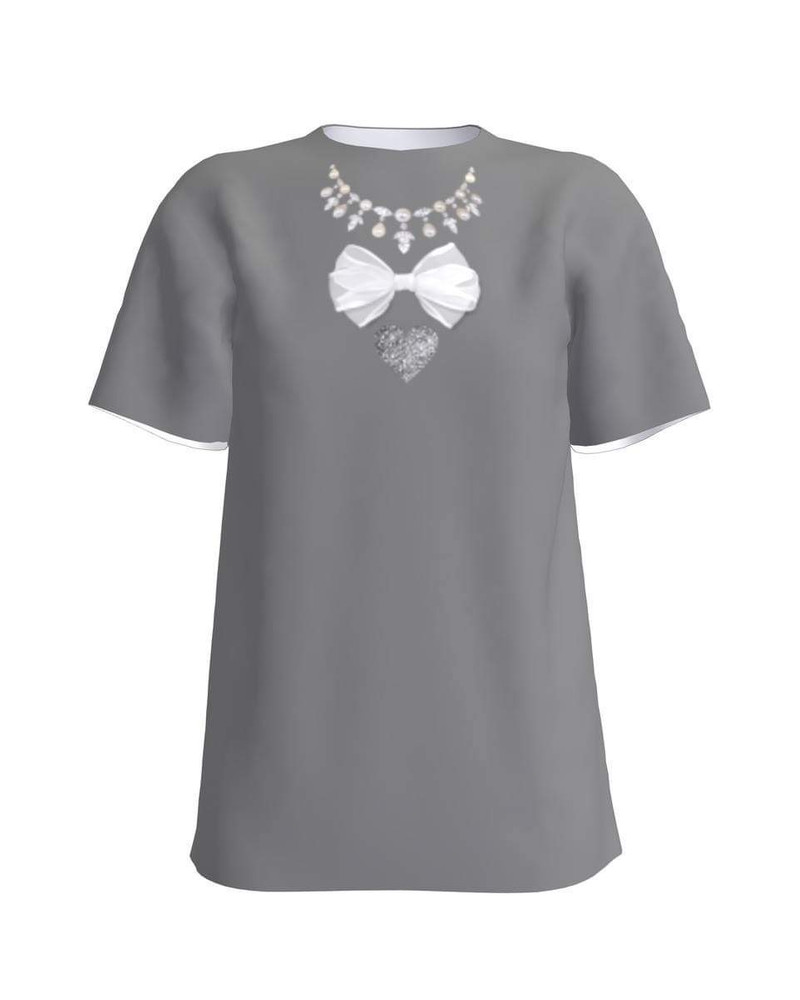 Glam t-shirt dark grey