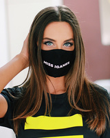 BLACK MISS IGANES MASK-1 PIECE