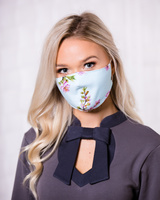 FLOWER BLUE MASK-1 PIECE