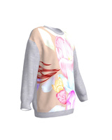 LIGHT GREY OVERSIZE AKINDE SWEATER