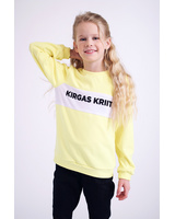 CUSTOM SLOGAN - YELLOW SWEATER