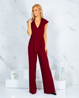 WRAP RAGLAN JUMPSUIT BORDEAUX