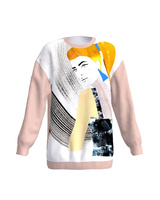 PINK MODERN GIRL SWEATER