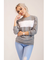 CUSTOM SLOGAN - GREY SWEATER