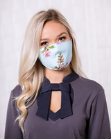 FLOWER BLUE MASK-1 PIECE