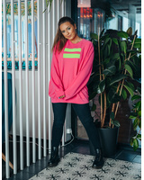 UNISEX FUCHSIA GREEN VÕRDSUS SWEATER