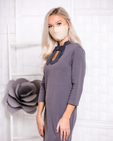 FACE MASK BEIGE -1 PIECE