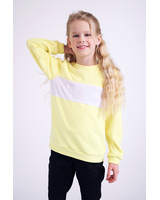 CUSTOM SLOGAN - YELLOW SWEATER