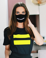 BLACK MISS IGANES MASK-1 PIECE