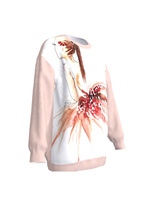 Dreaming Ballerina Loose Sweatshirt Pink