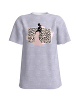 La Femme T-Shirt Light Grey