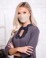 FACE MASK BEIGE -1 PIECE