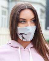 WHITE SWALLOW MASK- 1 PIECE