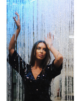 BAT MINI SEQUIN DRESS BLACK