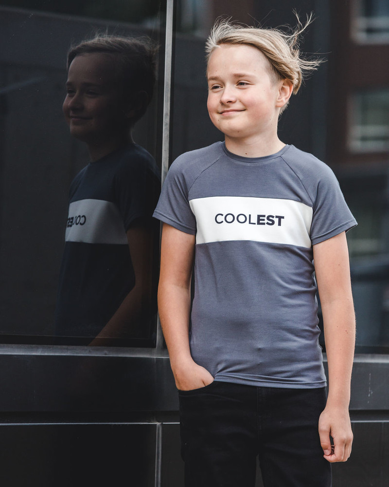 COOLEST KIDS T-SHIRT GREY