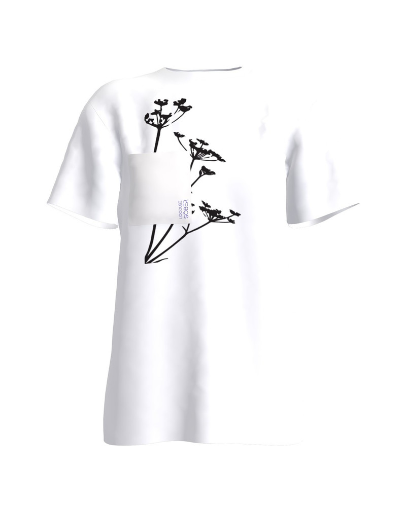 T-Shirt With Pocket White (looduse sõber 1)