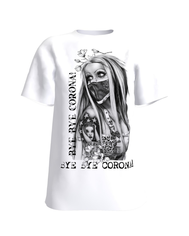 BYE CORONA! T-Shirt H UNISEX white