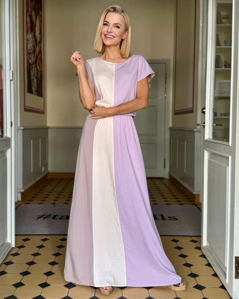 COLOR PALETTE MAXI DRESS