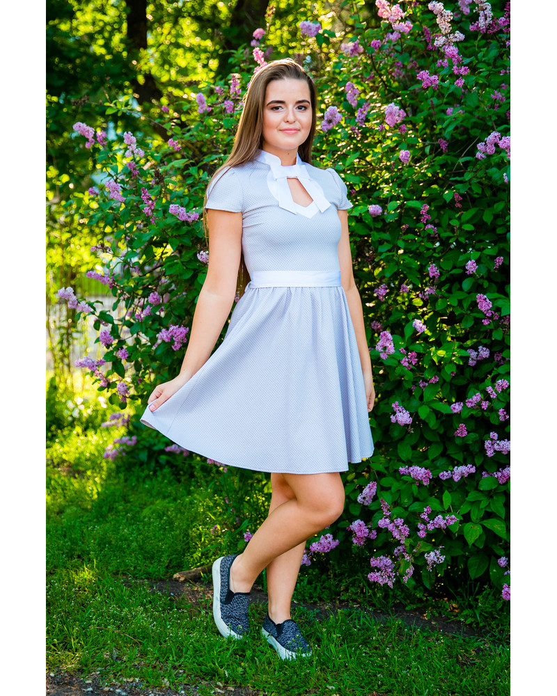 DOLLABLE DRESS LIGHT GREY