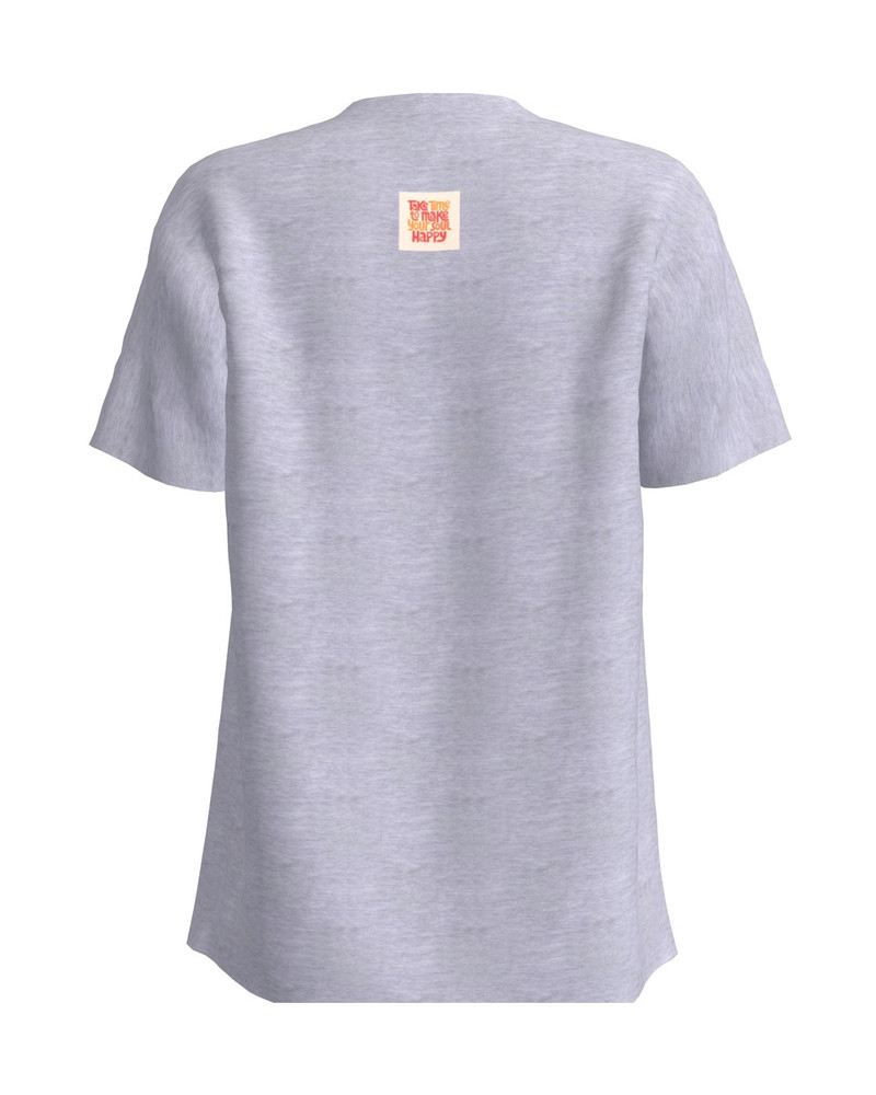 T-Shirt H UNISEX White light grey MINUTÄHT