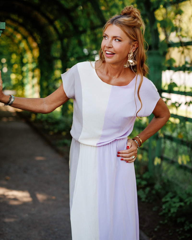 COLOR PALETTE MAXI DRESS
