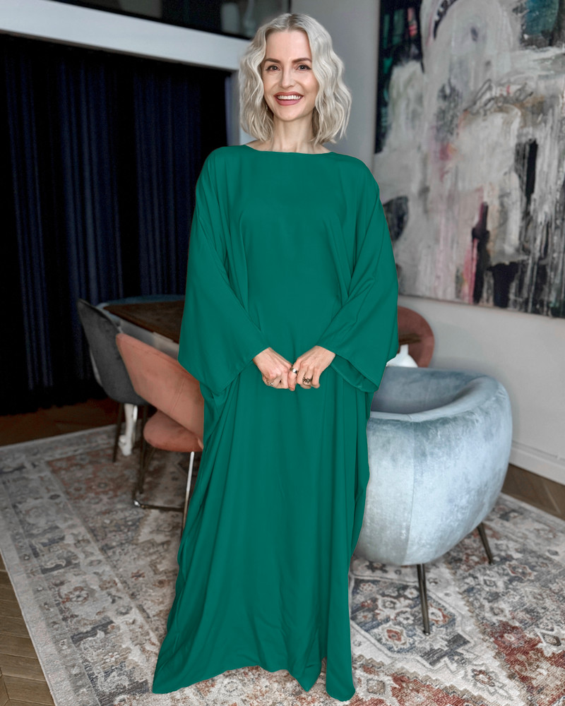 FREE FLOW MAXI DRESS GREEN