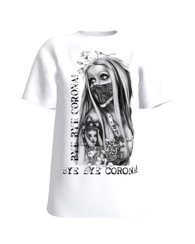 Bye Bye Corona! T-Shirt H UNISEX white