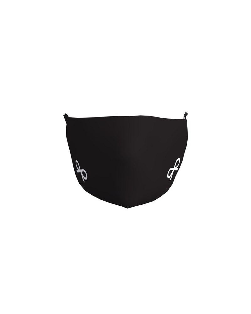 FACE MASK BOW BLACK-1 PIECE