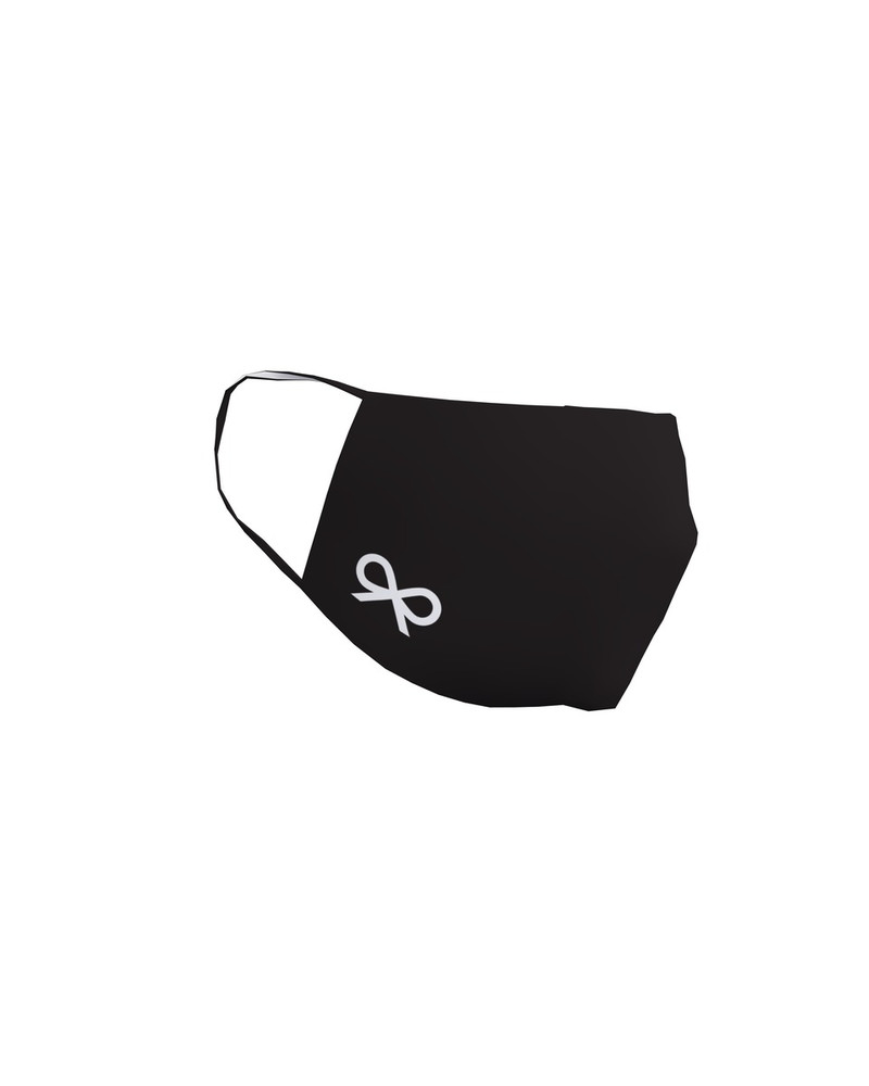 FACE MASK BOW BLACK-1 PIECE