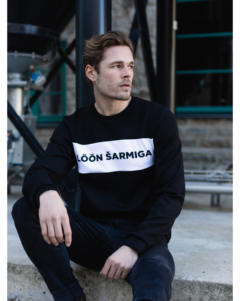 LÖÖN ŠARMIGA SWEATSHIRT BLACK