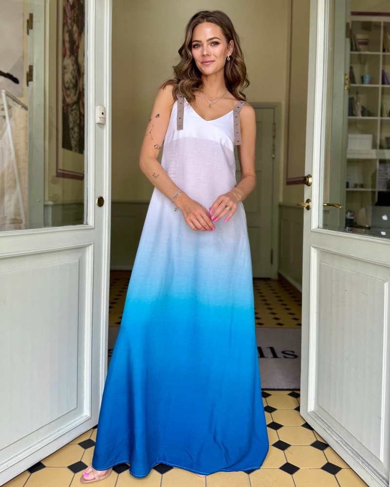 SPIRIT MAXI DRESS MALDIVES OMBRE