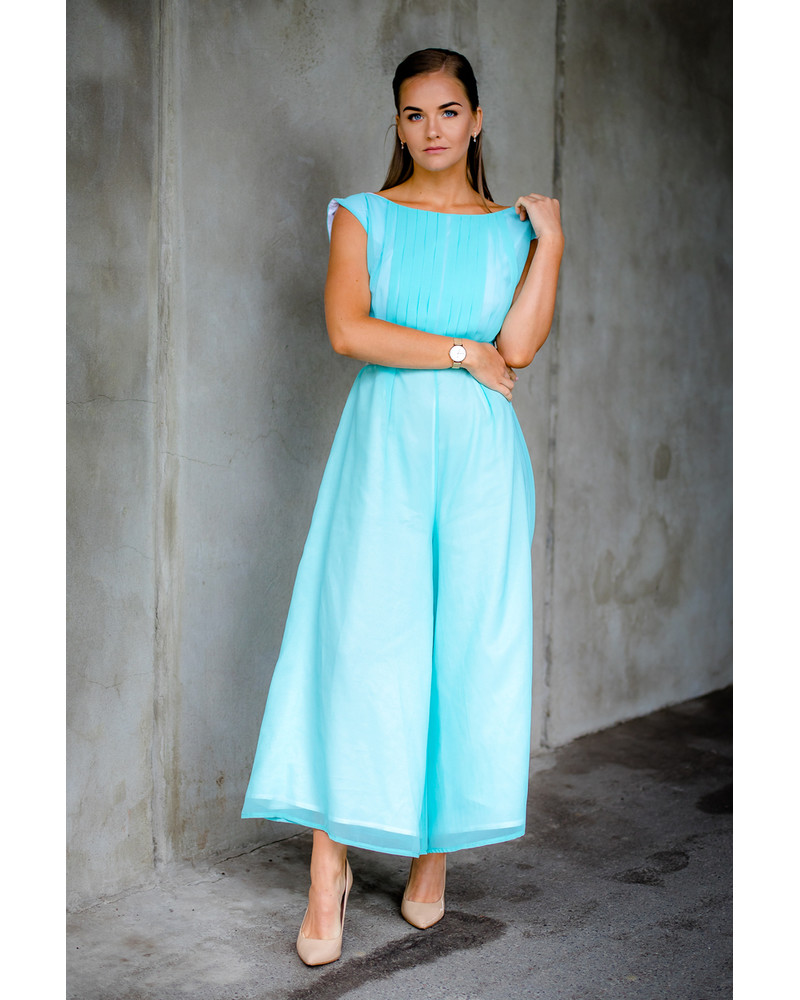 CHIFFON JUMPSUIT MINT