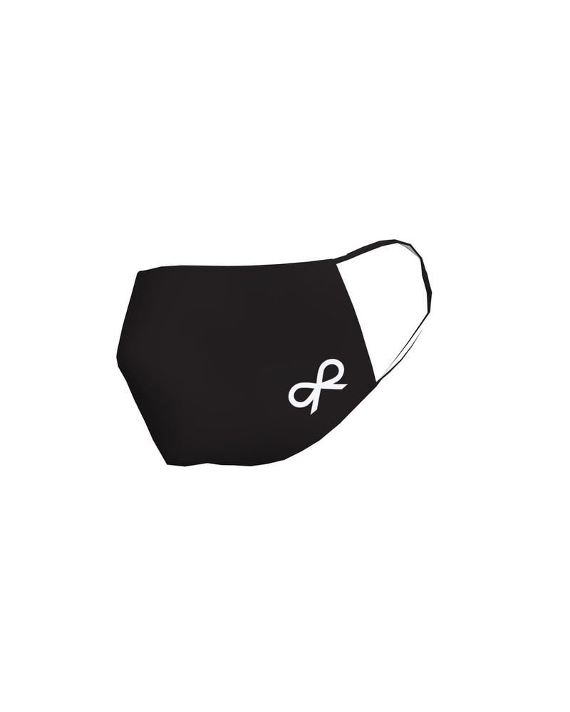 FACE MASK BOW BLACK-1 PIECE