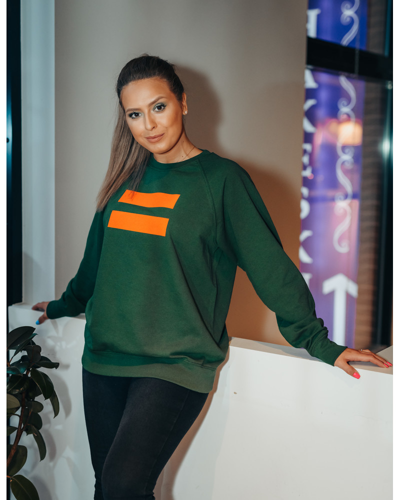 ORANGE VÕRDSUS SWEATSHIRT GREEN