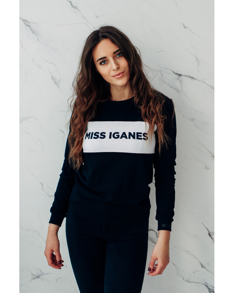 MISS IGANES SWEATSHIRT BLACK