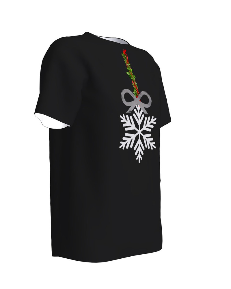 T-Shirt H UNISEX Black Christmas