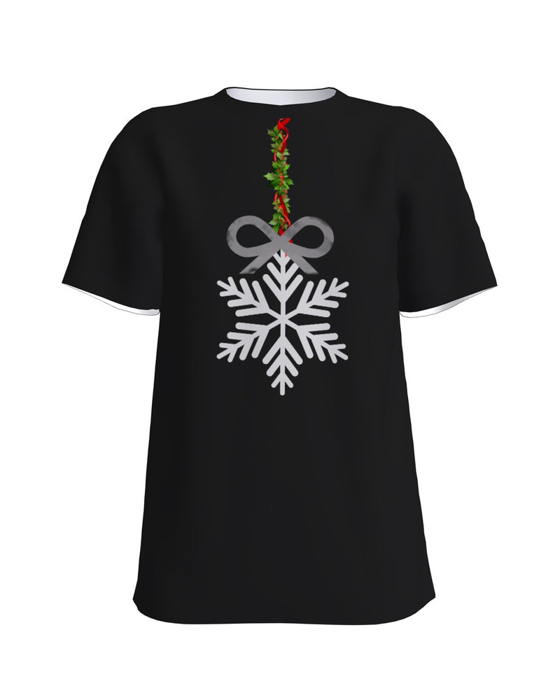 T-Shirt H UNISEX Black Christmas
