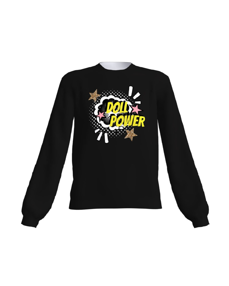 DOLL POWER SWEATSHIRT BLACK