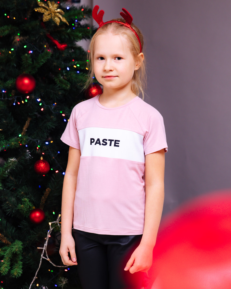 PASTE KIDS T-SHIRT PINK