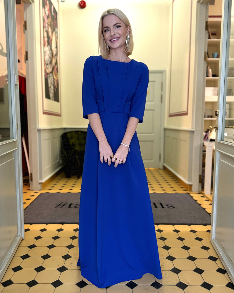 CLASSY MAXI DRESS ELECTRIC BLUE