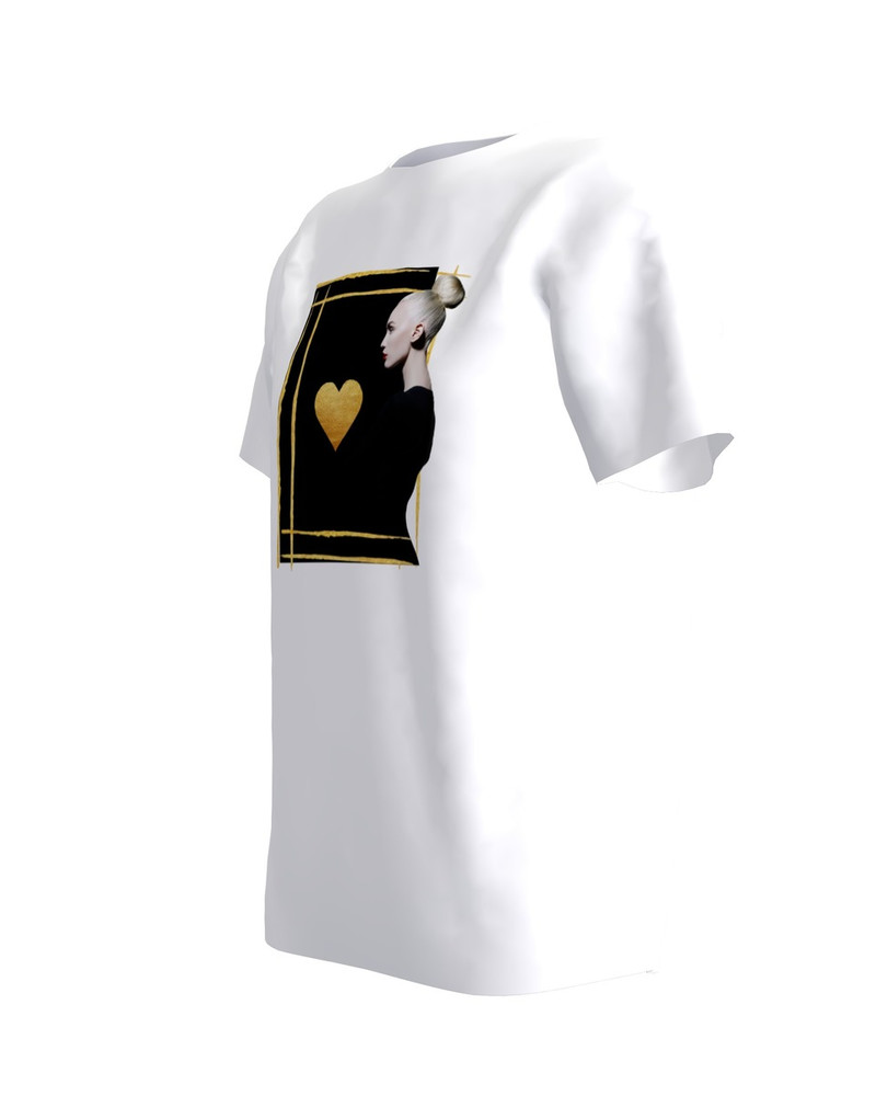 Gold heart T-Shirt