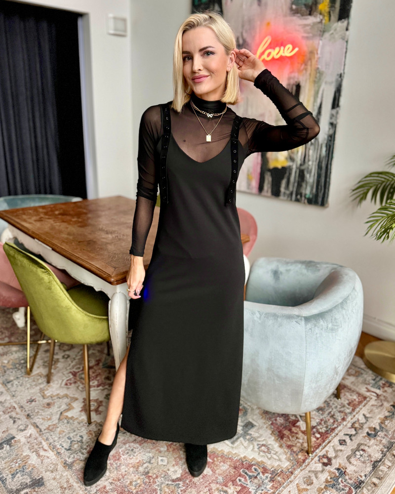 MIDI DRESS SPIRIT BLACK