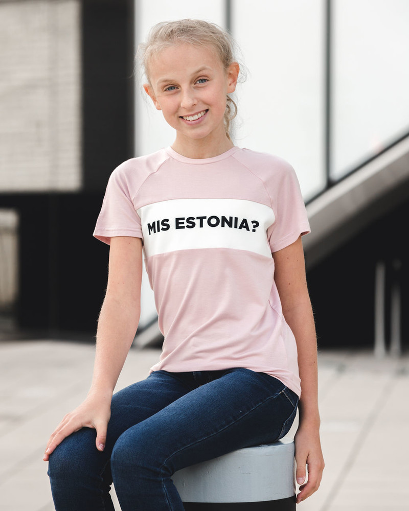 MIS ESTONIA? KIDS T-SHIRT BLUSH
