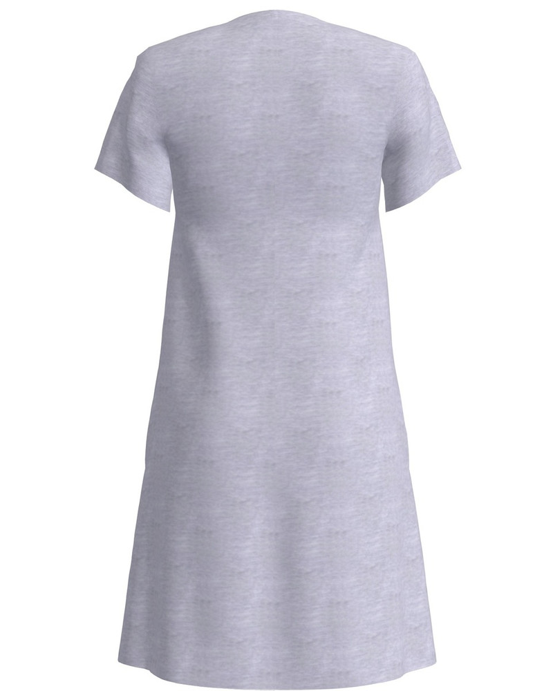 UNICORN PRINT DRESS LIGHT GREY