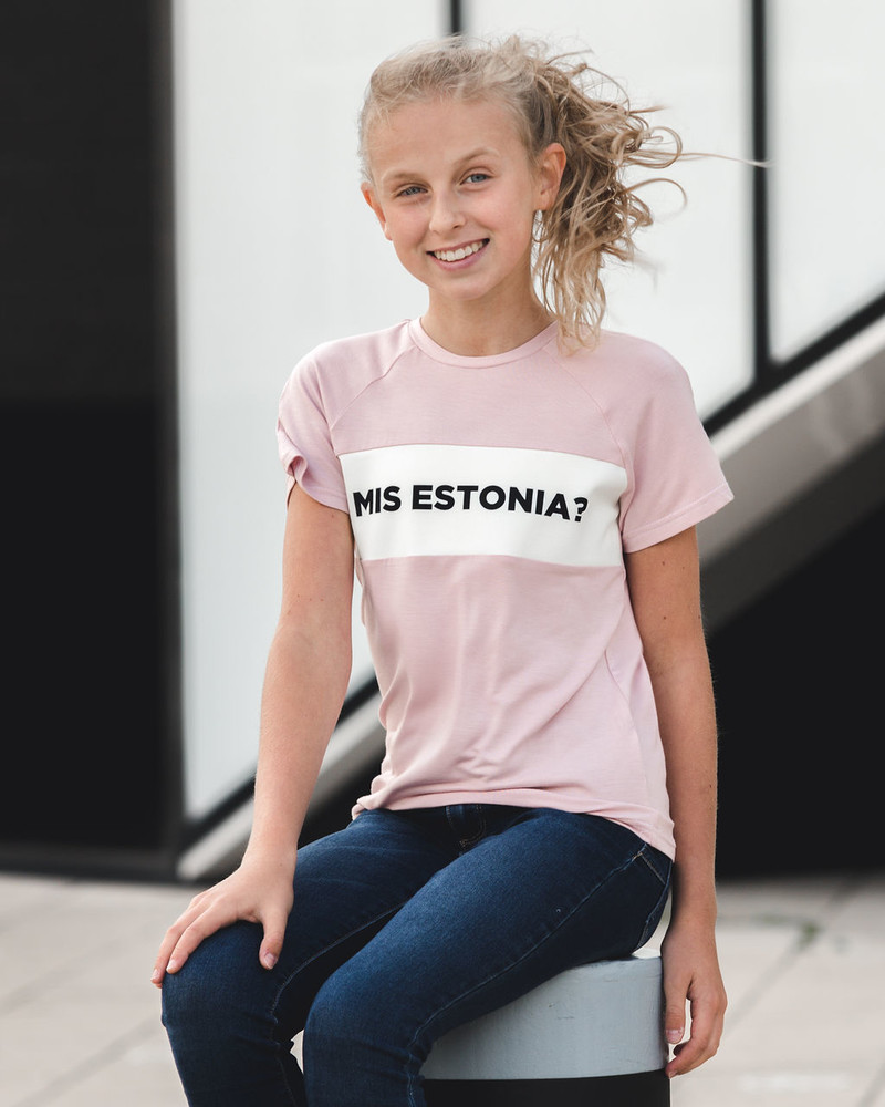 MIS ESTONIA? KIDS T-SHIRT BLUSH