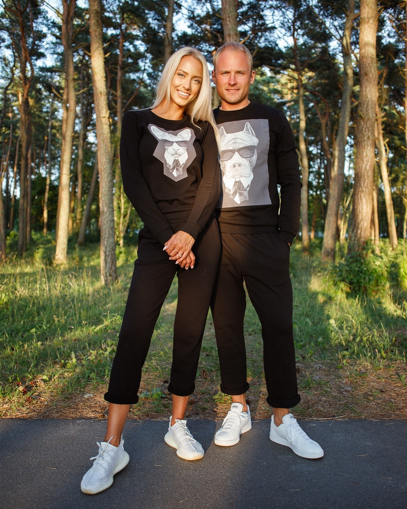 BULLDOG SWEATSHIRT BLACK