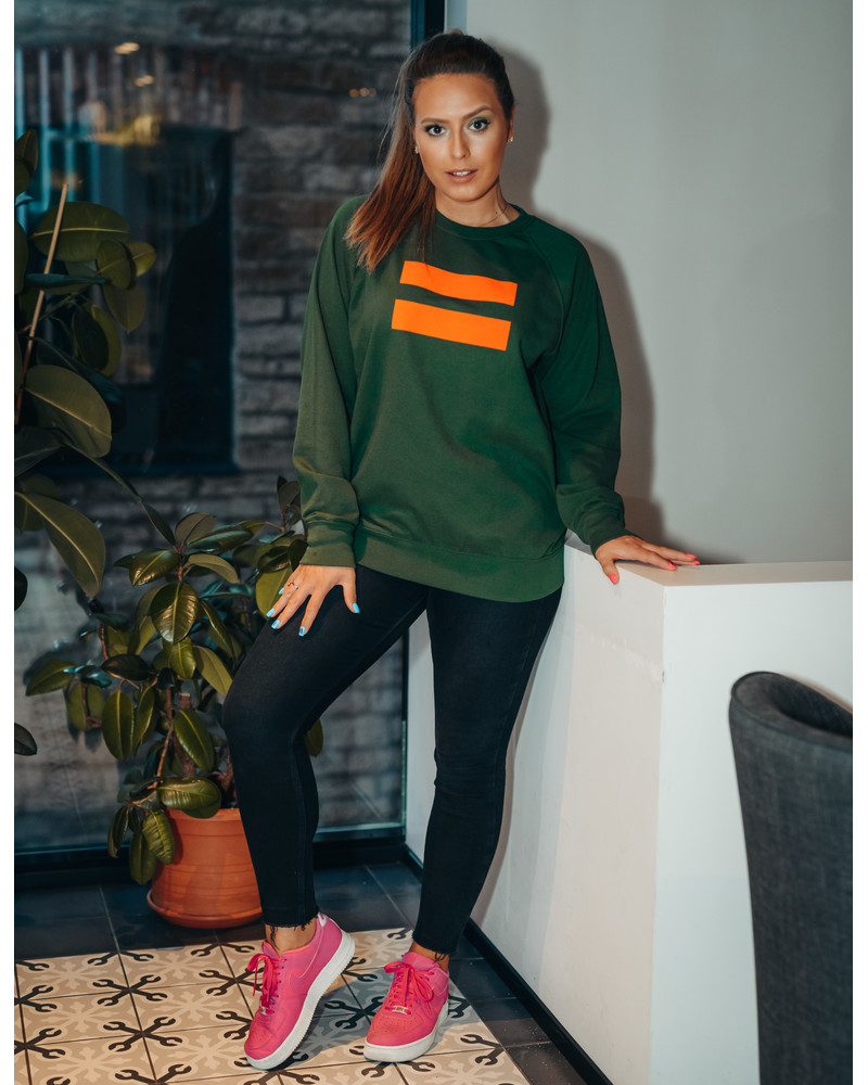 ORANGE VÕRDSUS SWEATSHIRT GREEN