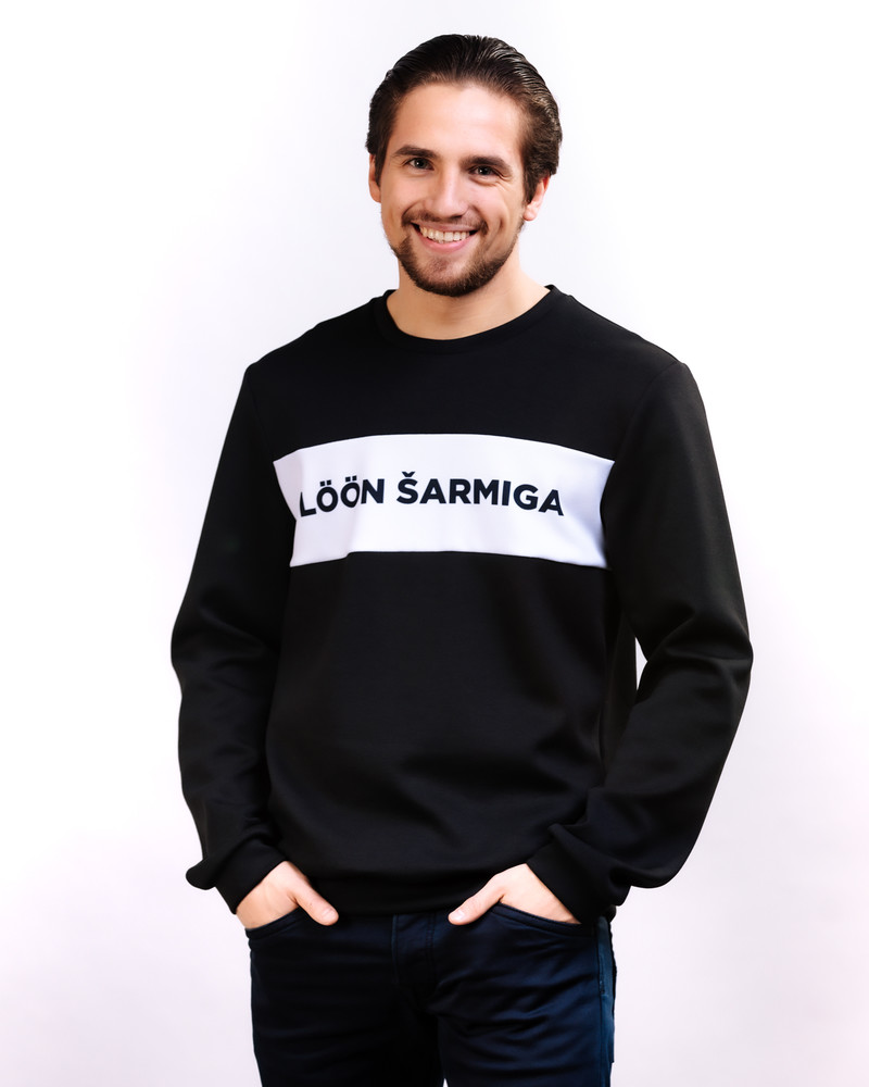 LÖÖN ŠARMIGA SWEATSHIRT BLACK