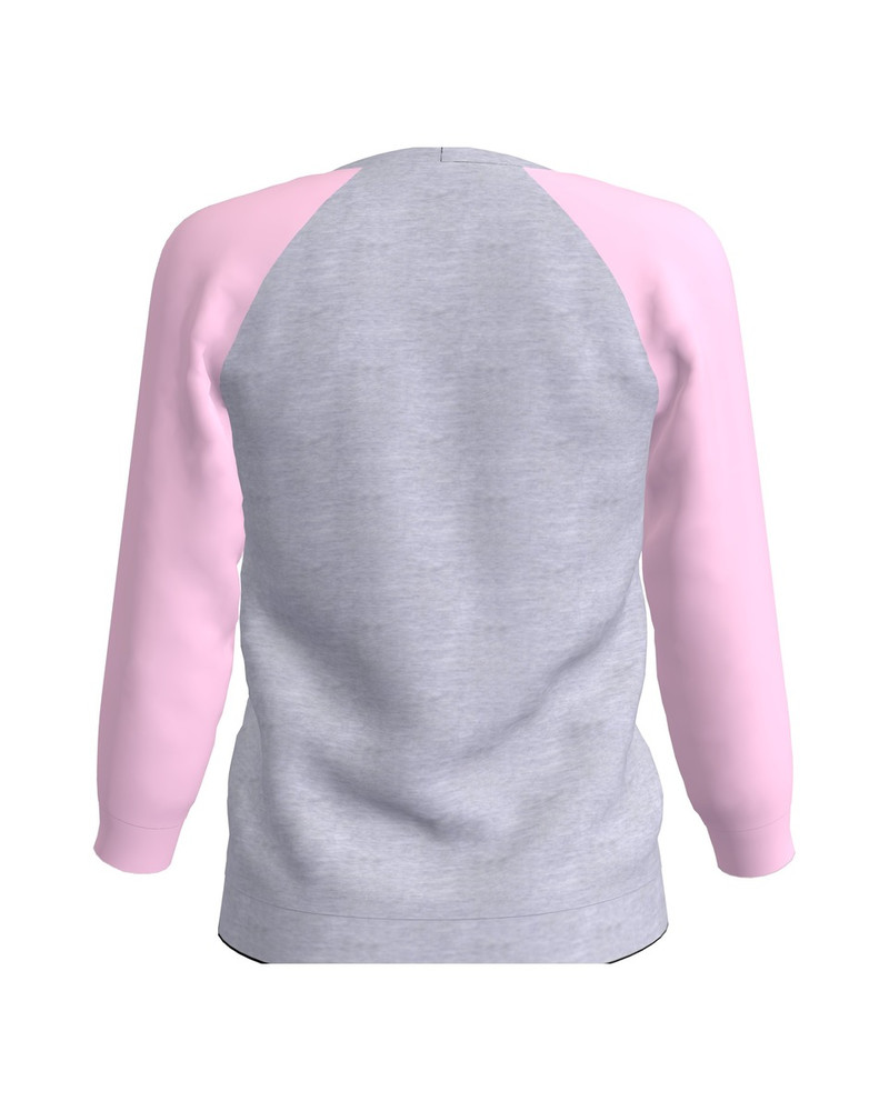 EMME NURSING SWEATSHIRT LIGHT GREY & PINK