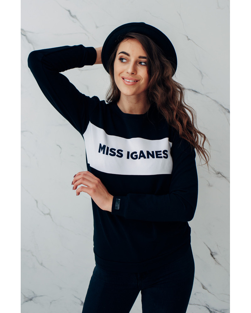 MISS IGANES SWEATSHIRT BLACK